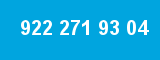 922 271 93 04 922 271 93 04